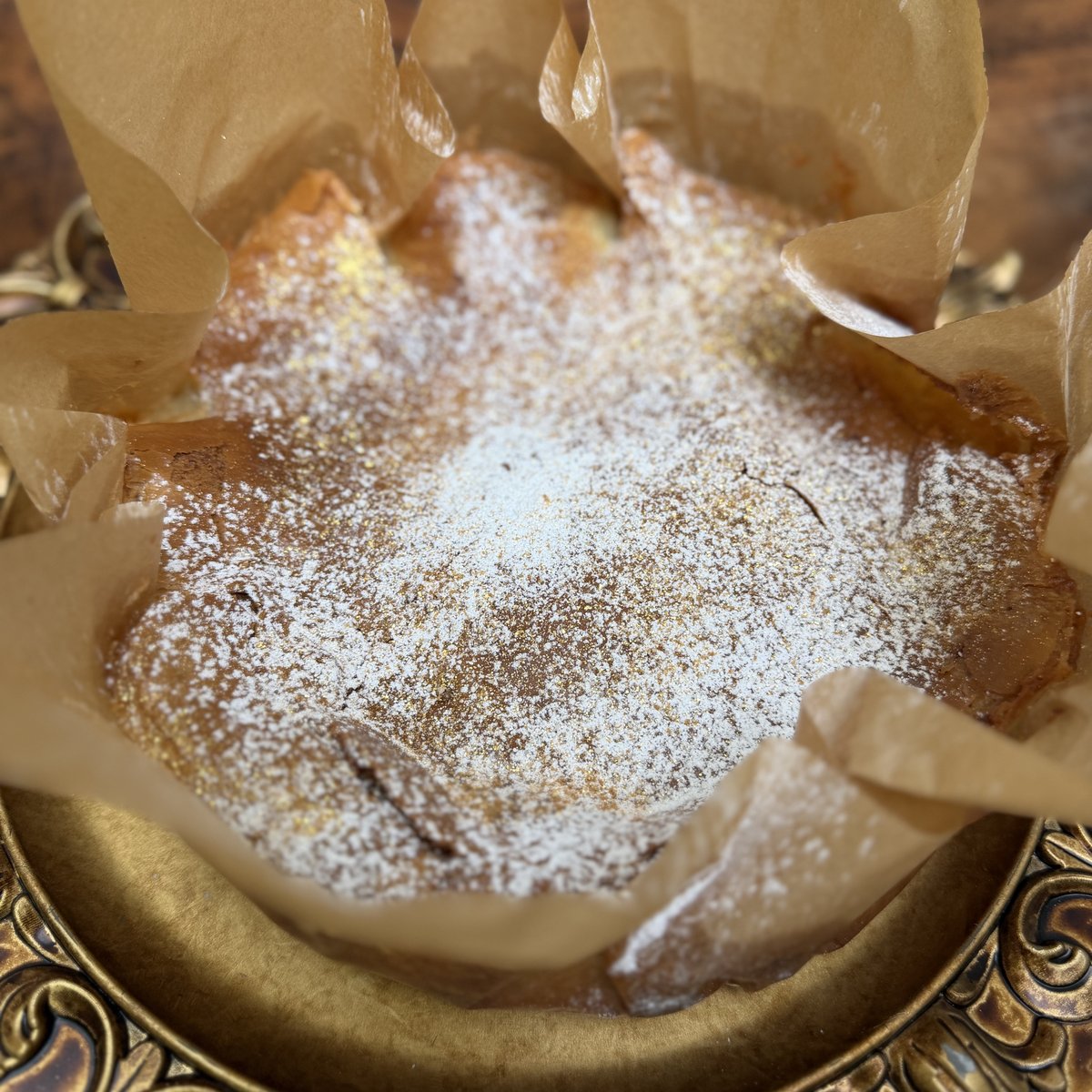 La Jolla butter cake · top-down